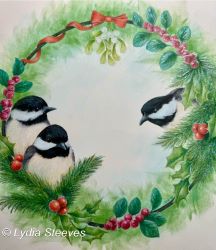 Winter Wreath Chickadee CP e-Packet and Prep Video